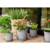 Istutusruukku Orthex 21 cm Recycled Cultivate harmaa