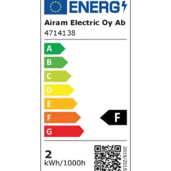LED-lamppu Airam Otso G9 4000K 210lm 2 kpl