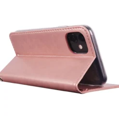 Lompakkolaukku Mobia iPhone 14 ruusukulta