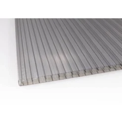 PC-kerroslevy Keraplast, 16 mm 1050 x 4000 mm savunharmaa