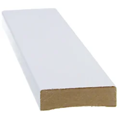 Peitelista Cent 12 x 42 x 3050 mm 10 kpl MDF valkoinen