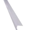 Päätypelti Keraplast, 40+40 mm, 90° vaaleanharmaa 1,25 m + PC-täytesoiro