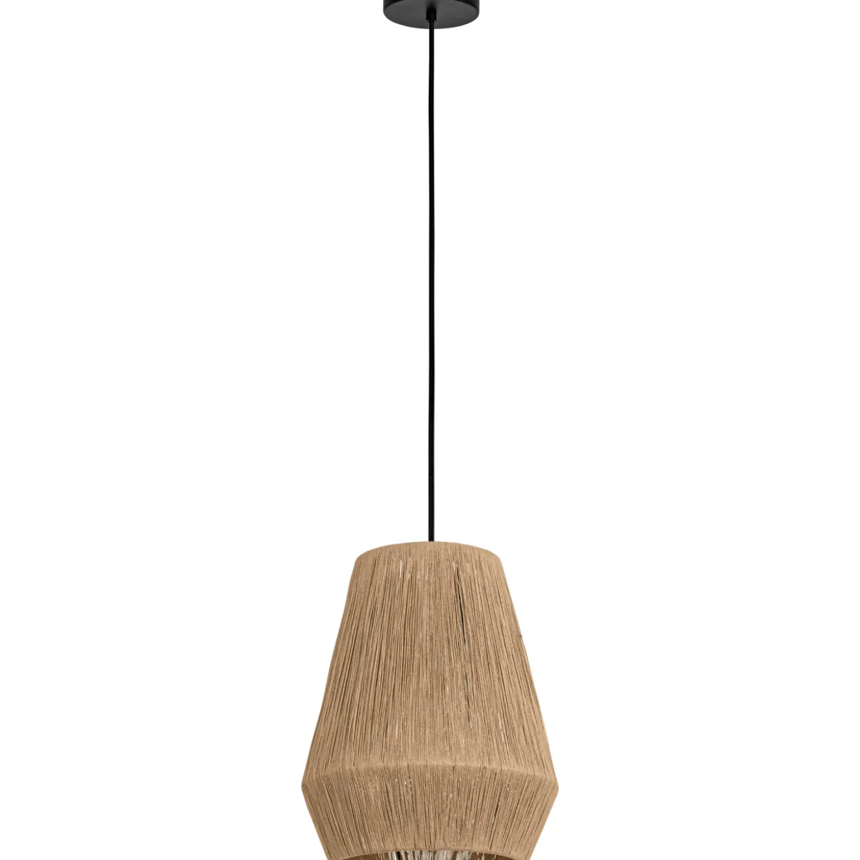 Riippuvalaisin EGLO Alderney 40W Ø30cm naru/musta