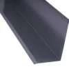 Sivuliitäntäpelti Keraplast, 75+115 mm, 90° tummanharmaa, 1,25 m + täytepala