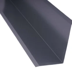 Sivuliitäntäpelti Keraplast, 75+115 mm, 90° tummanharmaa, 1,25 m + täytepala