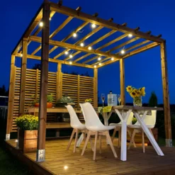 Valmisterassi Patio Terassit Koko Classic 3x4 kestopuu