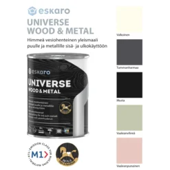 Yleismaali Eskaro Universe Wood & Metal 0,9 l musta